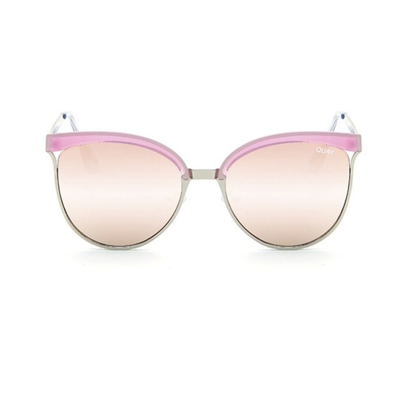 Quay Australia Pink Mirrored Cat Eye Sunglasses - Picture 6 of 7